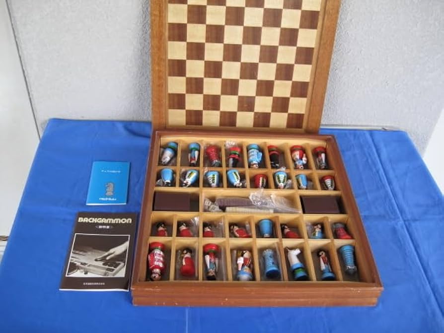 Amazon.co.jp: 日本遊戯玩具株式会社 ゲーム盤 チェス バック